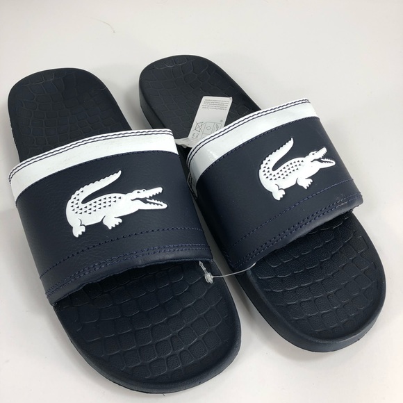 lacoste slippers price